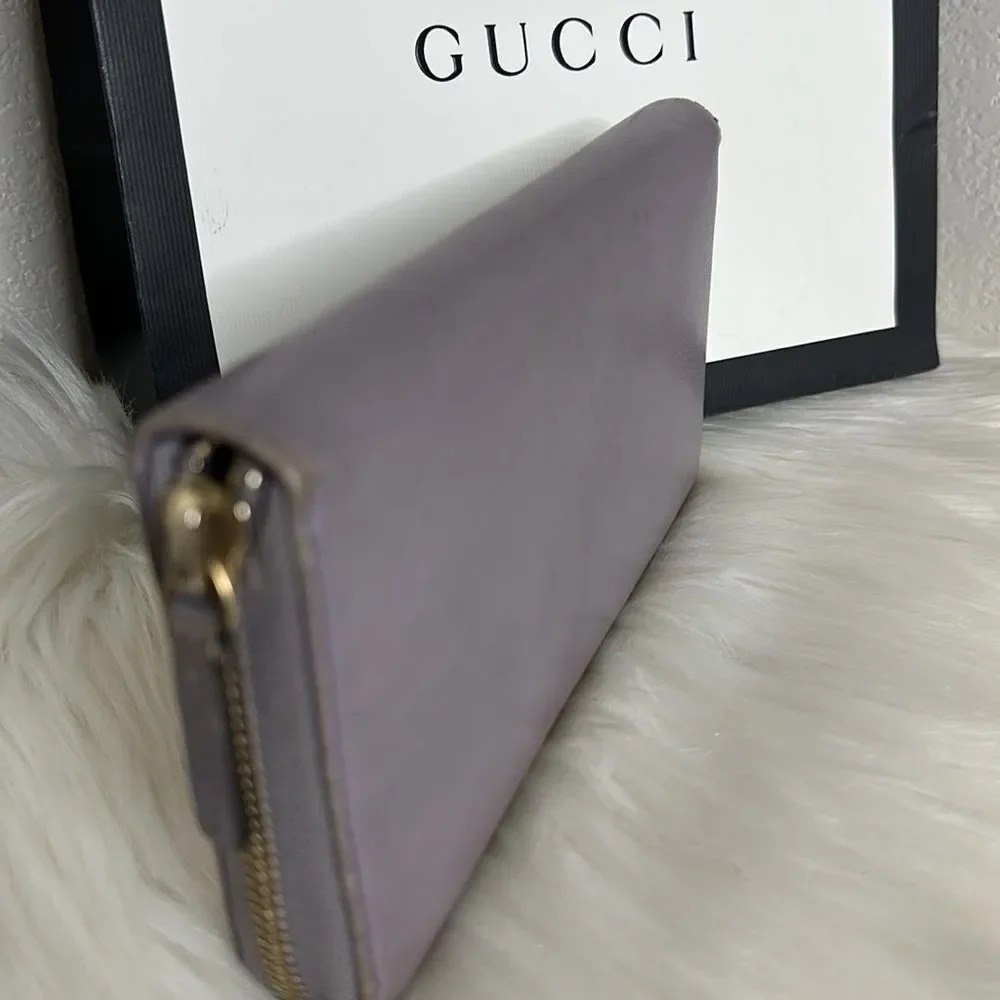 💯Authentic Gucci Zipped Around Long Wallet🍀
